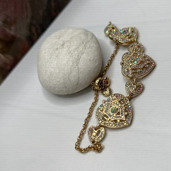 Kirks Folly Remember You By Heart Bracelet Gold - Picture 8 of 8